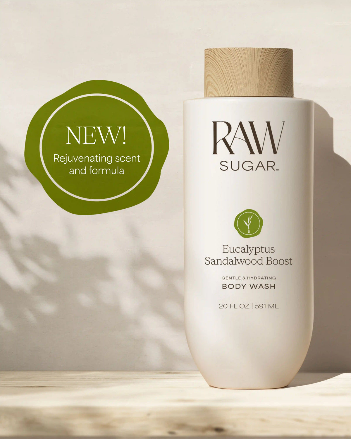 Eucalyptus Sandalwood Boost Body Wash | Eucalyptus + Sandalwood | 20 fl oz