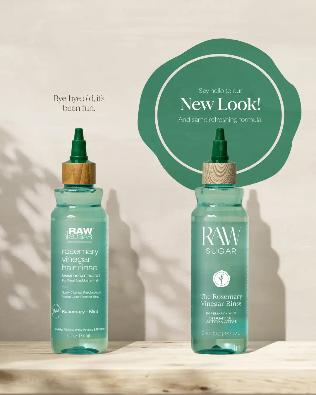 The Rosemary Vinegar Hair Rinse Shampoo Alternative | Rosemary + Mint | 6 fl oz