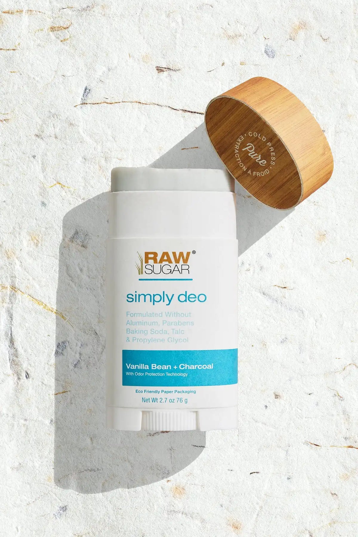 Deodorant | Vanilla Bean + Charcoal | 2.7 oz