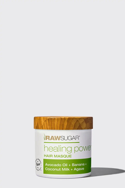Healing Power Hair Masque | Avocado Oil + Banana + Coconut Milk + Agave | 2.5 oz