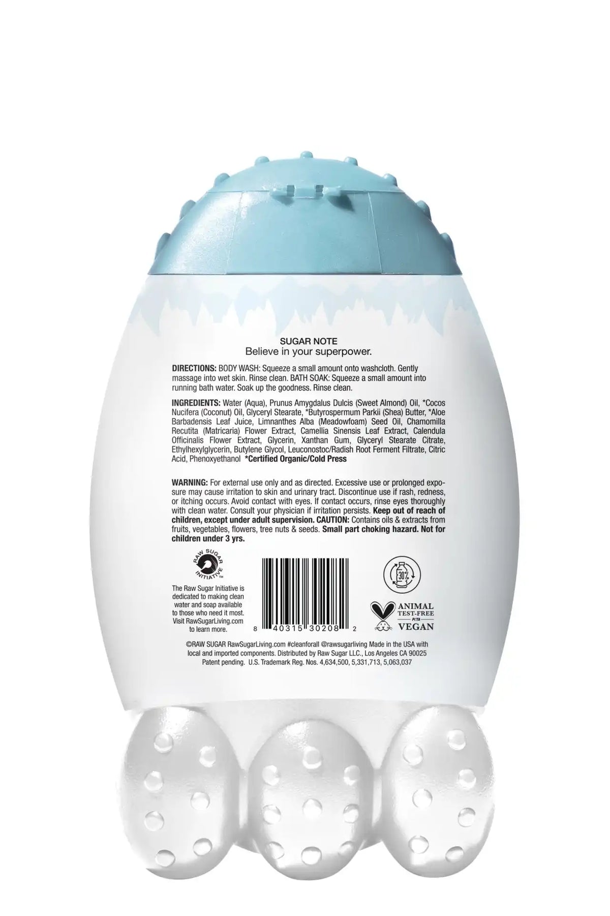 Kids' 2-in-1 Body Wash + Bath Soak - Sensitive | Fragrance Free | 12 fl oz