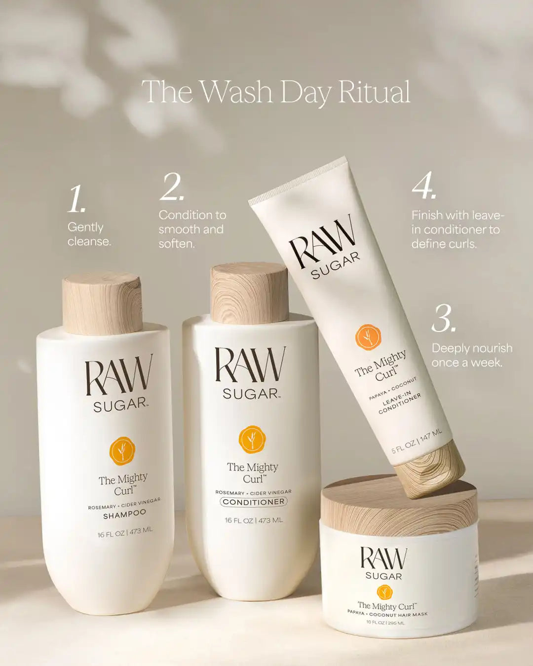 The Mighty Curl Leave-In Conditioner | Papaya + Coconut | 5 fl oz