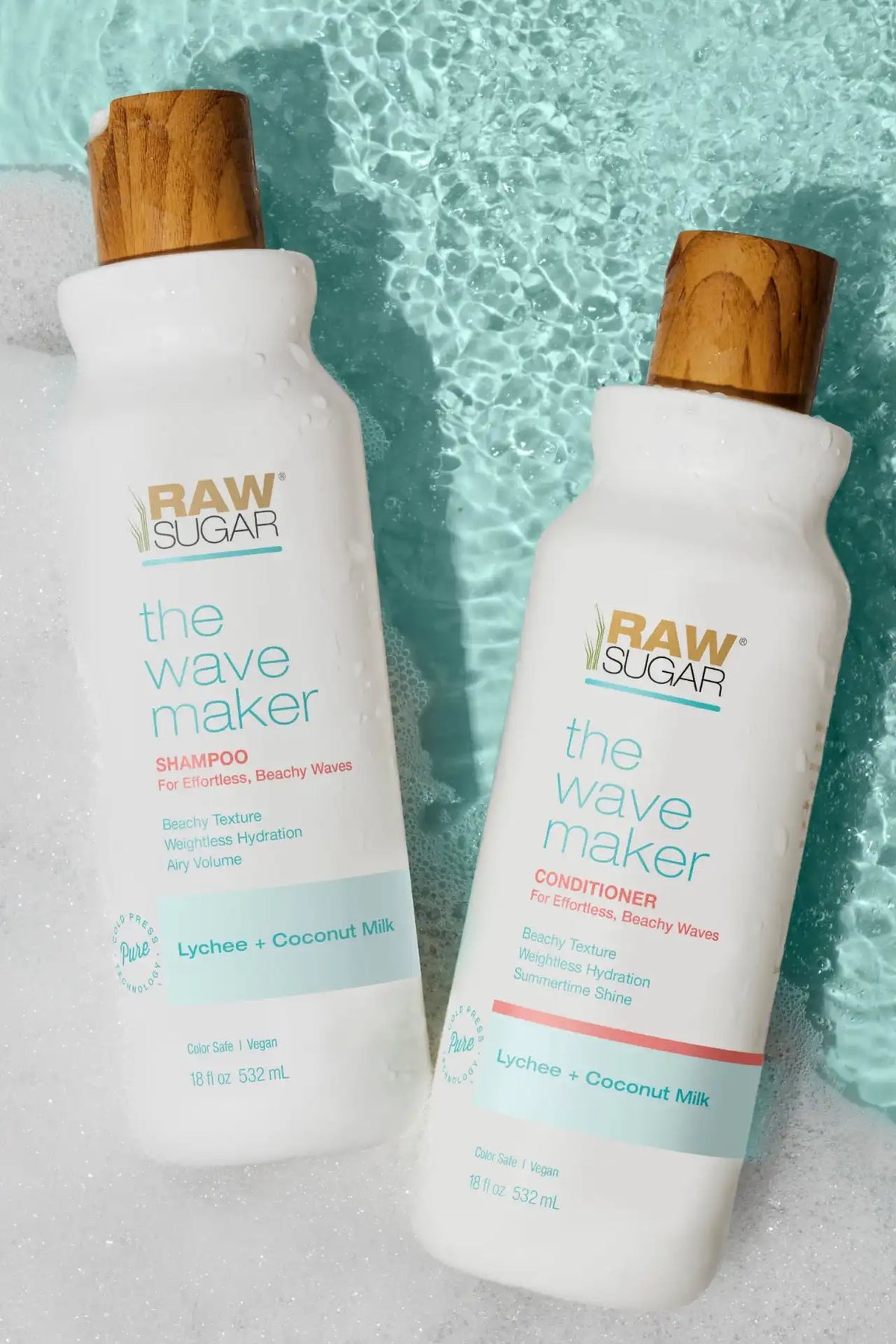 The Wave Maker Shampoo | Lychee + Coconut Milk | 18 fl oz