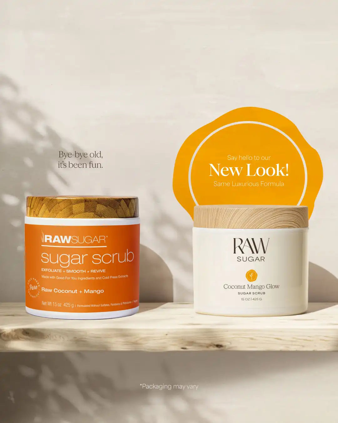 Sugar Scrub | Raw Coconut + Mango | 15 oz