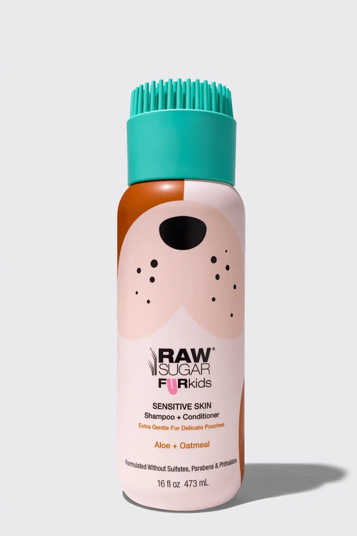 Fur Kids Sensitive Coat Shampoo + Conditioner | Aloe + Oatmeal | 16 oz