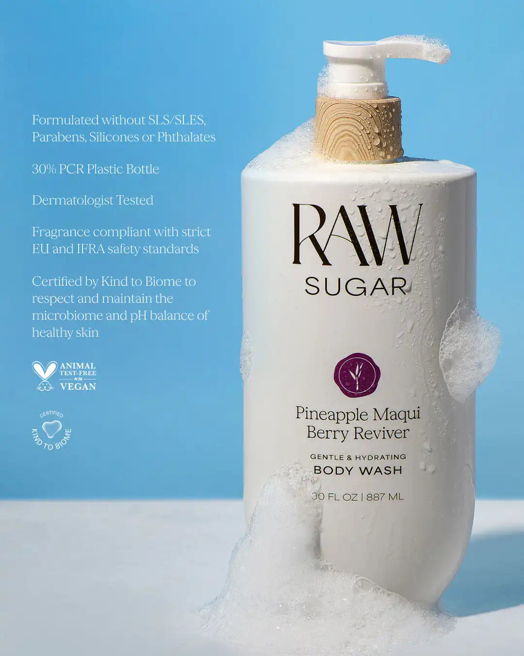 Pineapple Maqui Berry Reviver Body Wash | Pineapple + Maqui Berry | 30 fl oz