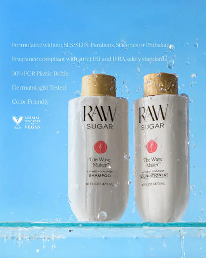 The Wave Maker Shampoo | Lychee + Coconut | 16 fl oz