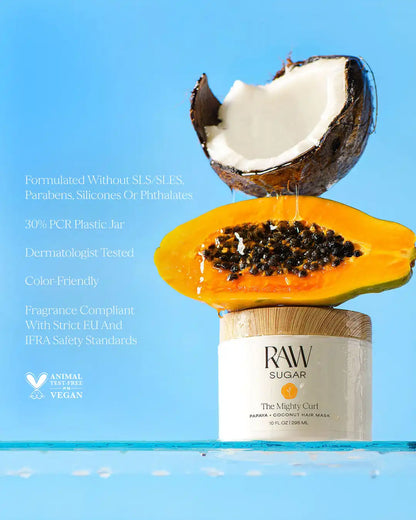 The Mighty Curl Hair Mask | Papaya + Coconut |10 fl oz