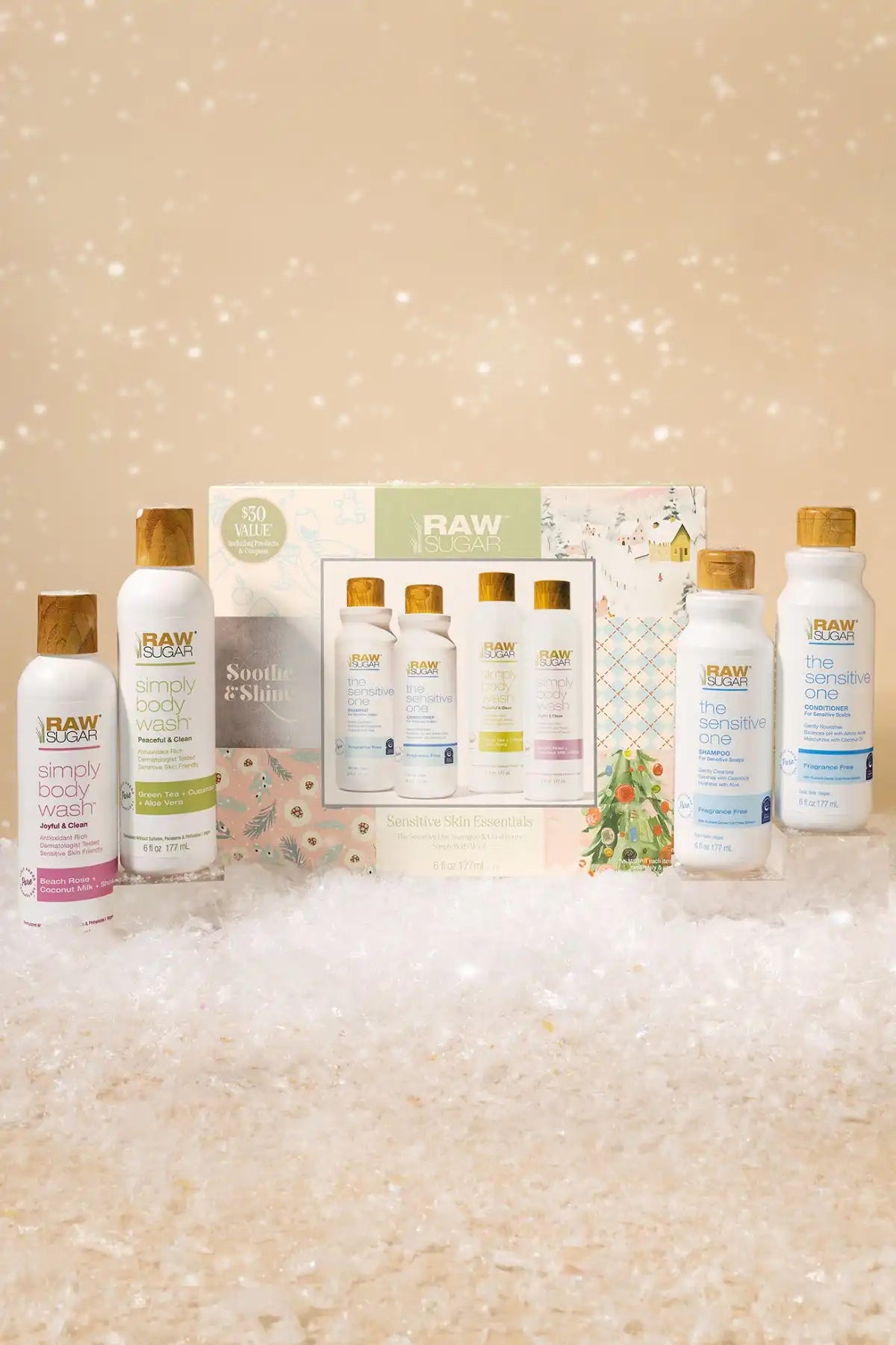 Soothe & Shine Sensitive Skin Essentials Kit | 4 Piece Set