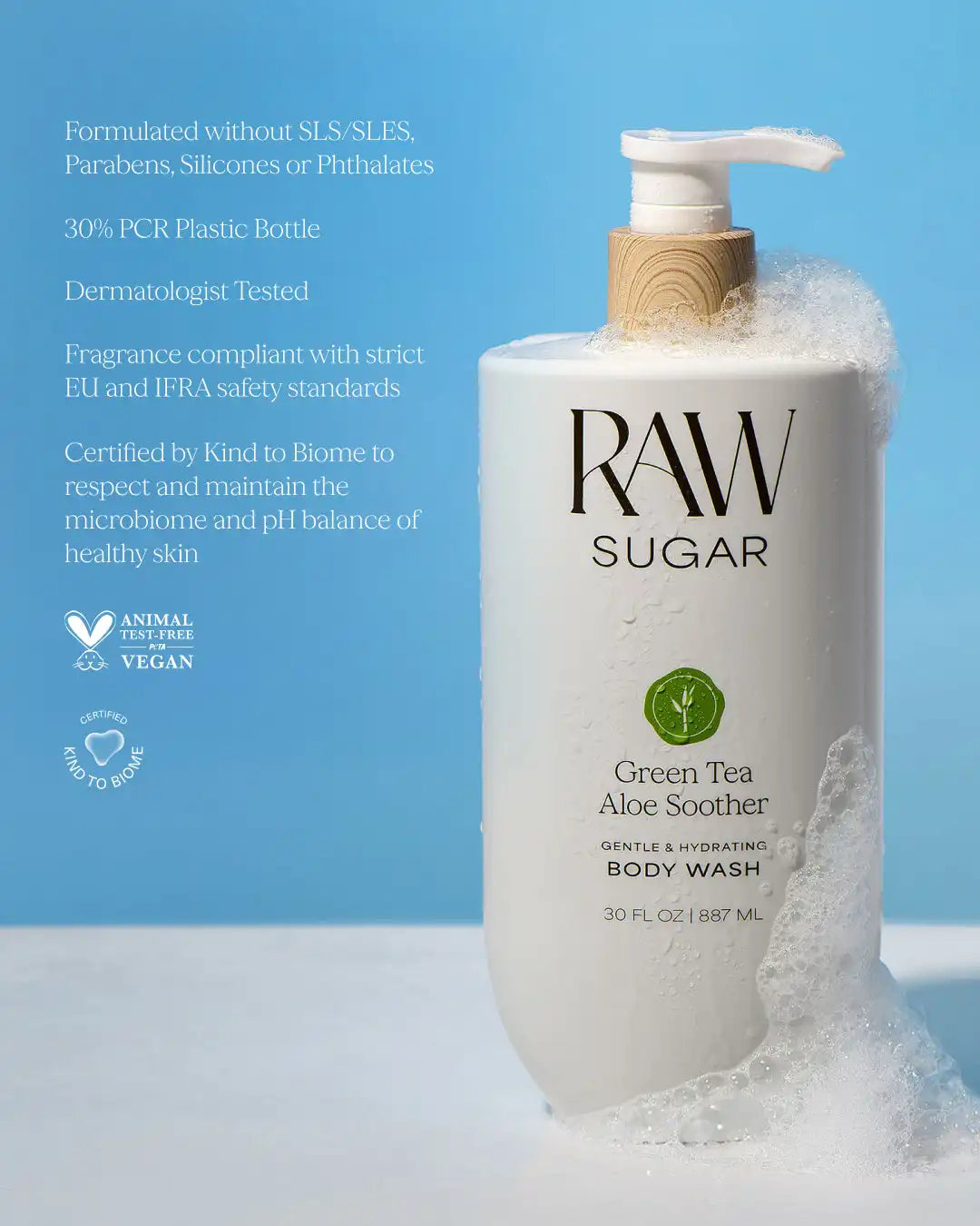 Green Tea Aloe Soother Body Wash | Green Tea + Aloe  | 30 fl oz
