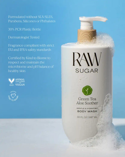 Green Tea Aloe Soother Body Wash | Green Tea + Aloe  | 30 fl oz