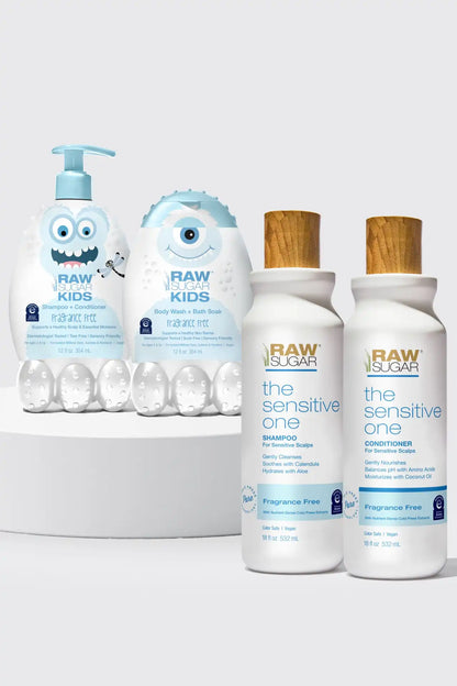 The Gentle Bunch | Fragrance-Free Family Set