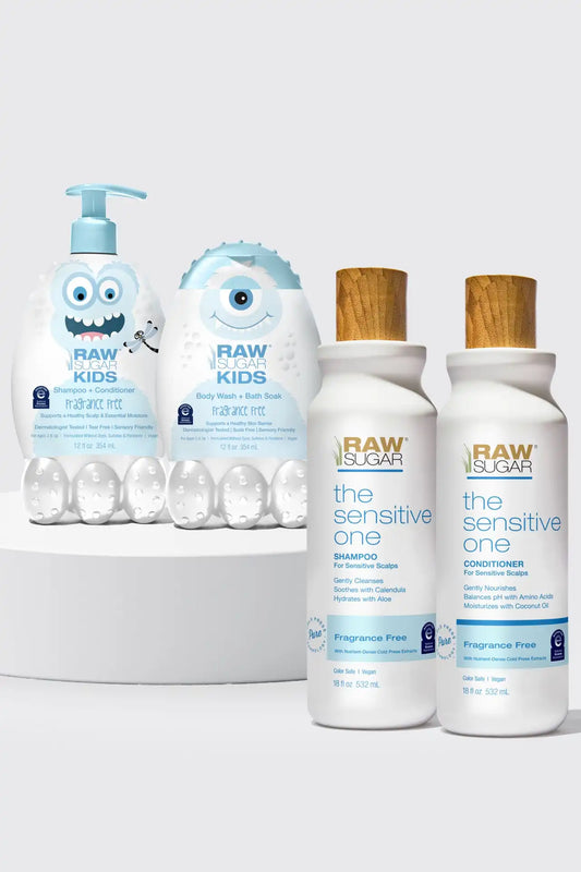 The Gentle Bunch | Fragrance-Free Family Set