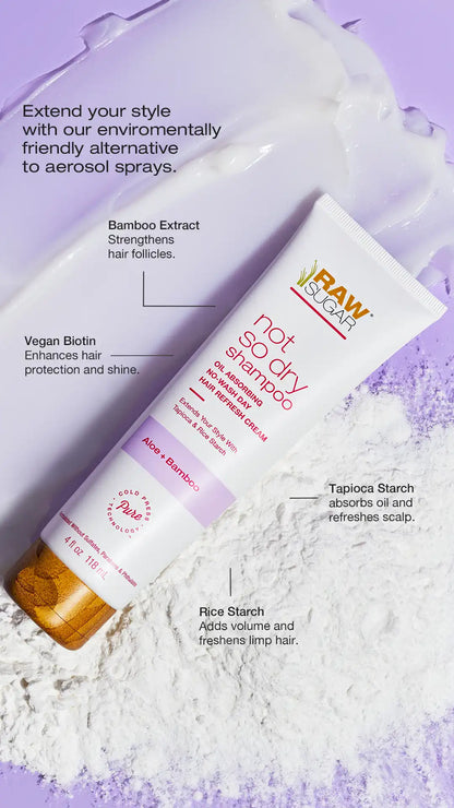 The Not So Dry Shampoo | Aloe + Bamboo | 4 oz