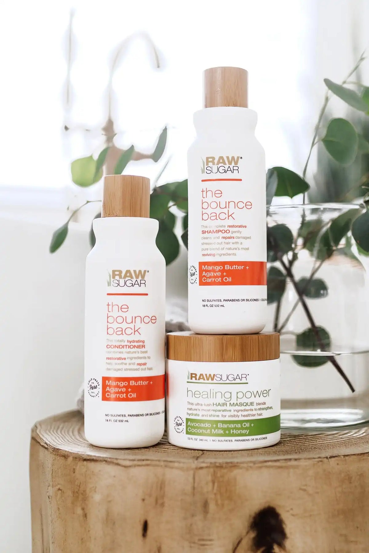 The Bounce Back Conditioner | Mango Butter + Agave + Carrot Oil | 18 oz