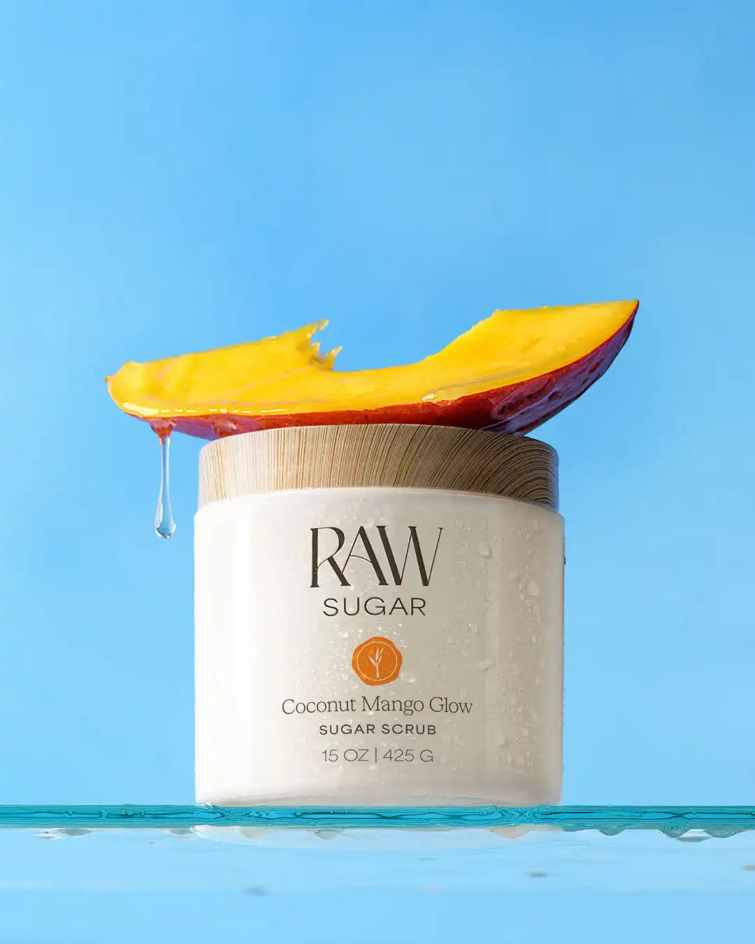 Sugar Scrub | Raw Coconut + Mango | 15 oz