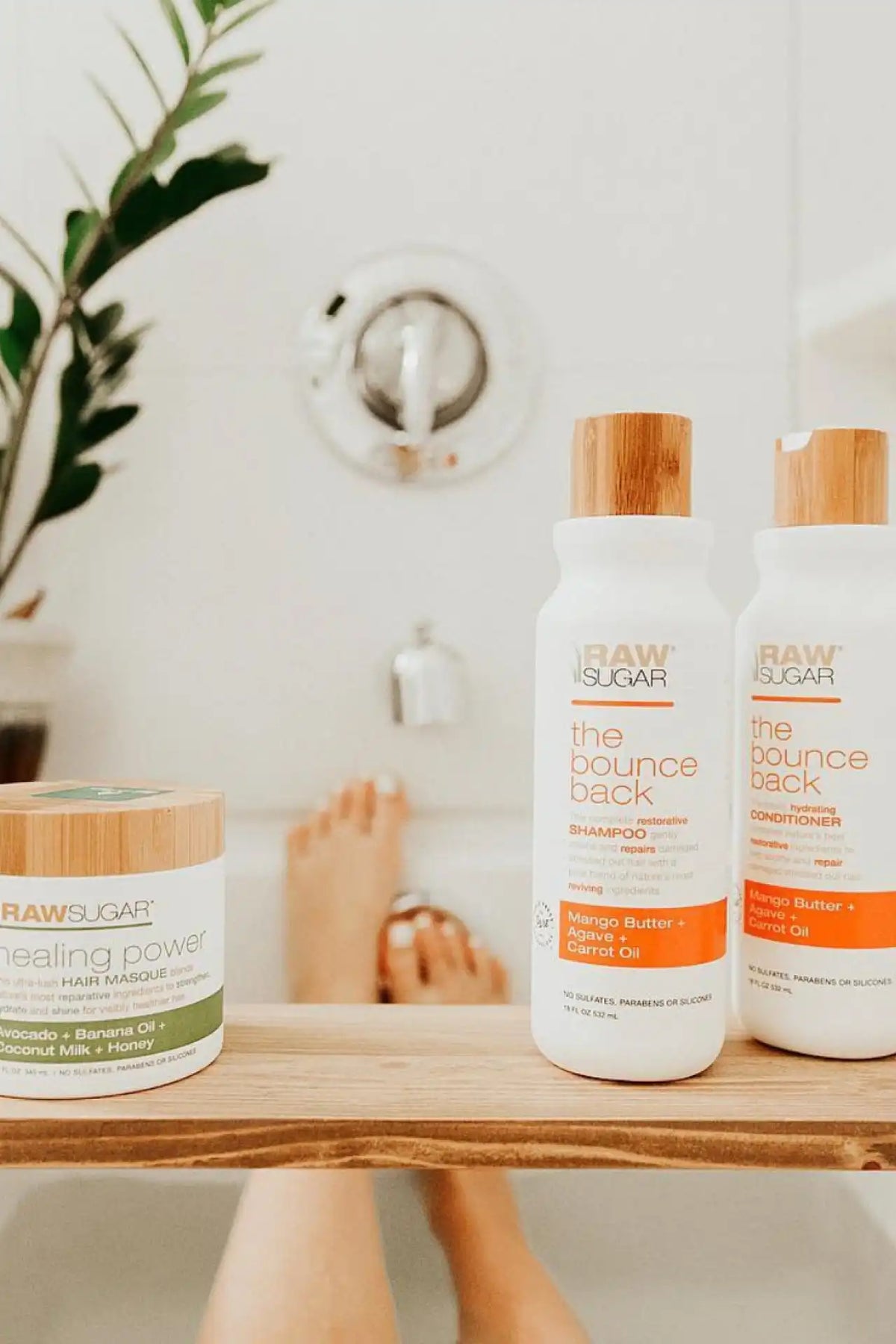 The Bounce Back Conditioner | Mango Butter + Agave + Carrot Oil | 18 oz