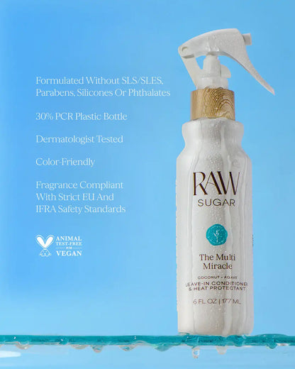 The Multi Miracle Leave-In Conditioner & Heat Protectant | Coconut + Agave | 6 fl oz