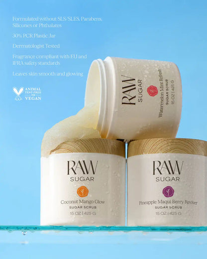 Sugar Scrub | Raw Coconut + Mango | 15 oz
