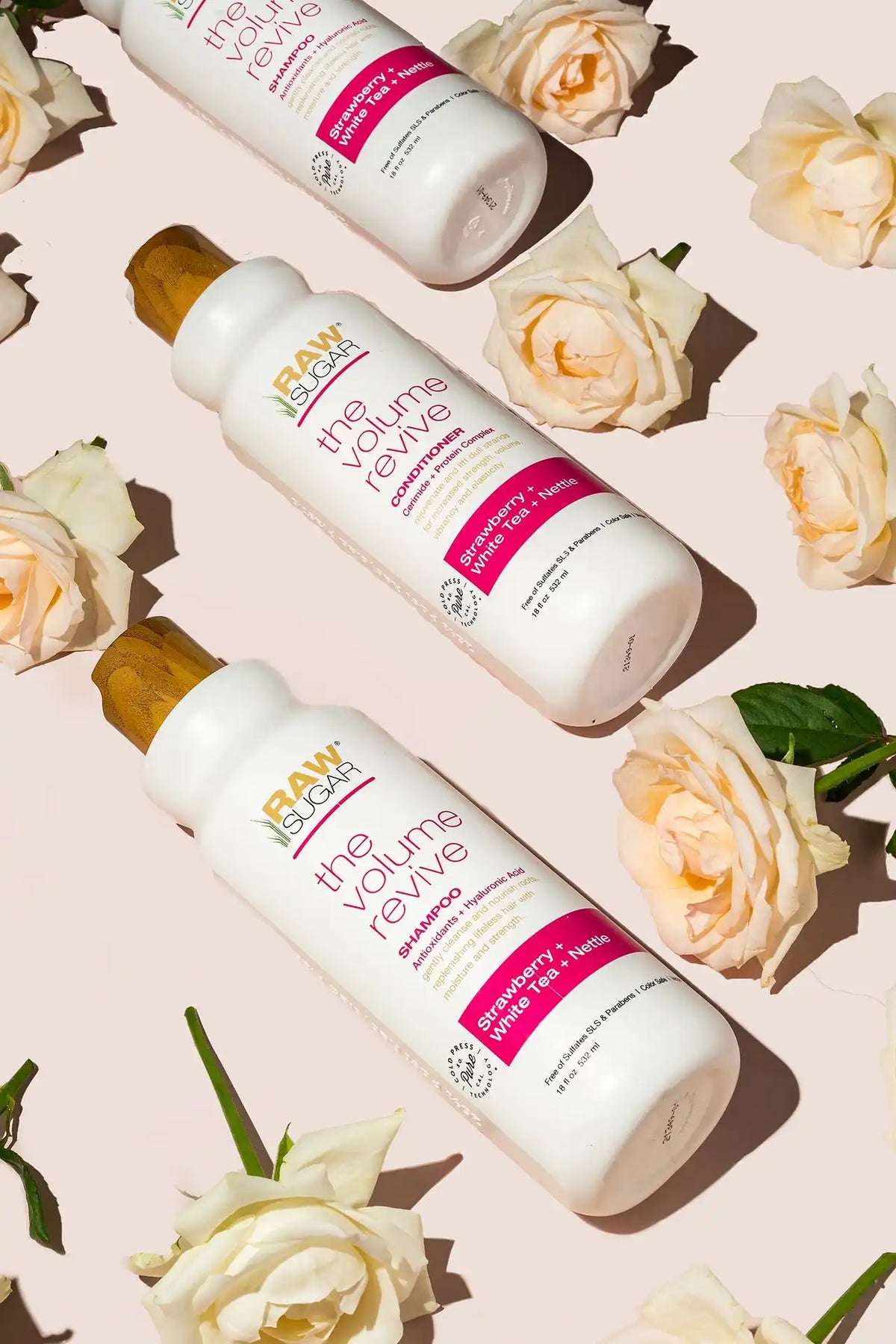 The Volume Revive Conditioner | Strawberry + White Tea + Nettle | 18 oz