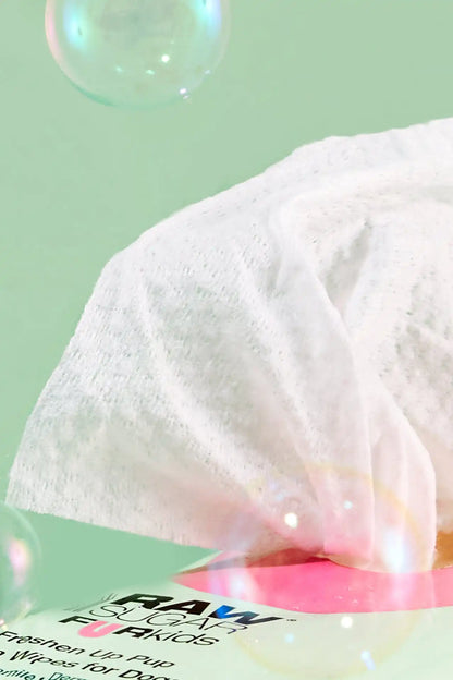 Fur Kids Freshen Up Pup Pet Wipes | Apple Cream | 60 ct