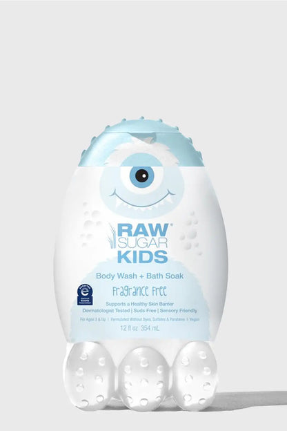 Kids' 2-in-1 Body Wash + Bath Soak - Sensitive | Fragrance Free | 12 fl oz