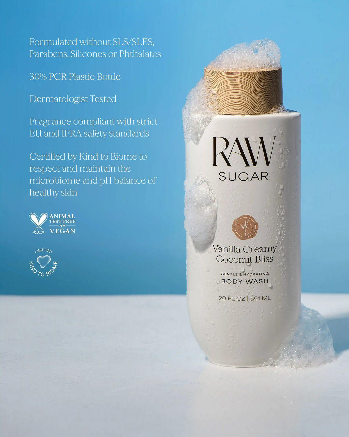 Vanilla Creamy Coconut Bliss Body Wash | Vanilla + Coconut | 20 fl oz