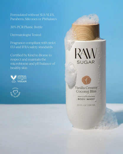 Vanilla Creamy Coconut Bliss Body Wash | Vanilla + Coconut | 20 fl oz