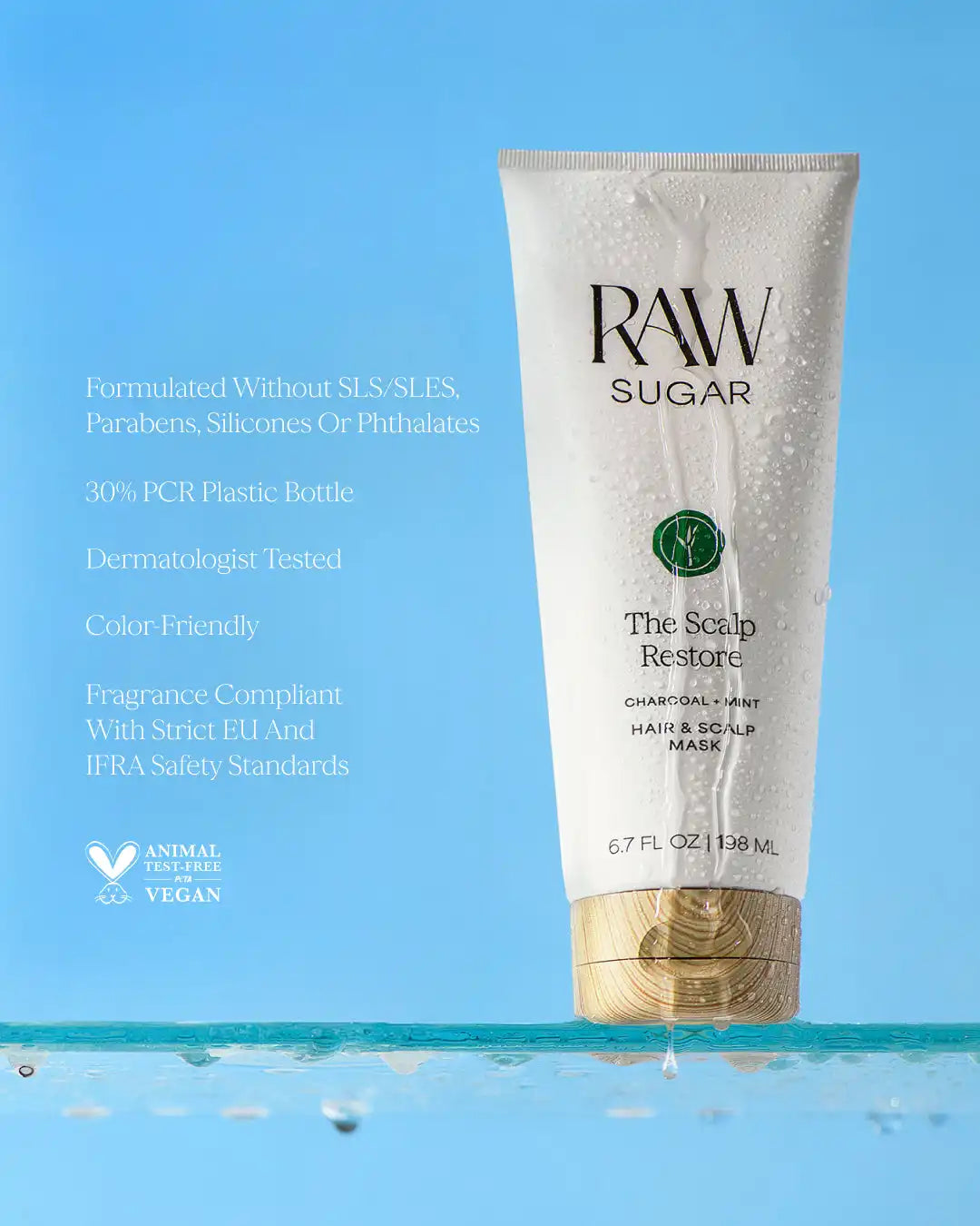 The Scalp Restore Hair & Scalp Mask | Charcoal + Mint | 6.6 fl oz