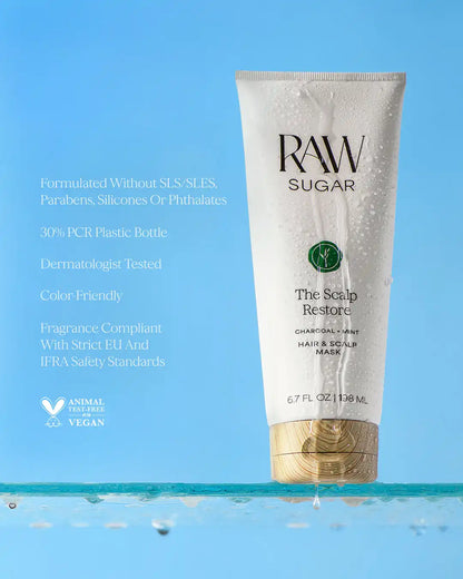 The Scalp Restore Hair & Scalp Mask | Charcoal + Mint | 6.6 fl oz
