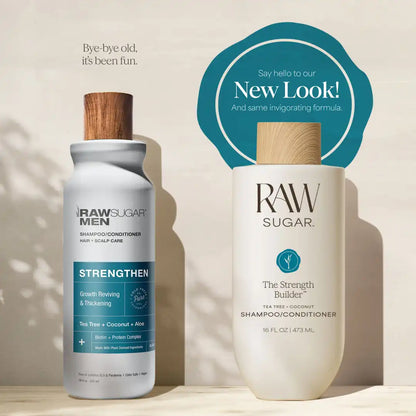 The Strength Builder 2-in-1 Shampoo & Conditioner | Tea Tree + Coconut | 16 fl oz