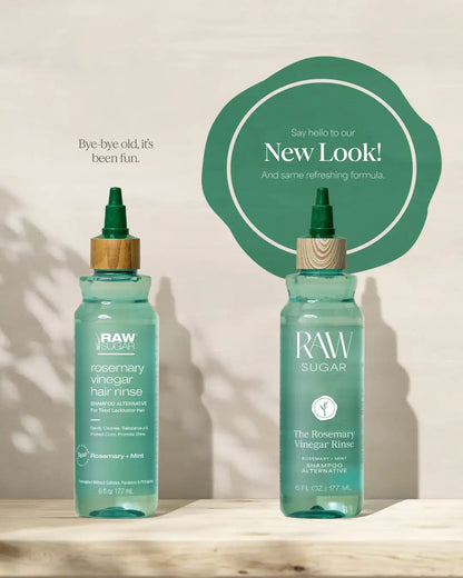 The Rosemary Vinegar Hair Rinse Shampoo Alternative | Rosemary + Mint | 6 fl oz