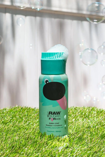 Fur Kids Shiny Coat Shampoo + Conditioner | Coconut + Mango | 16 oz