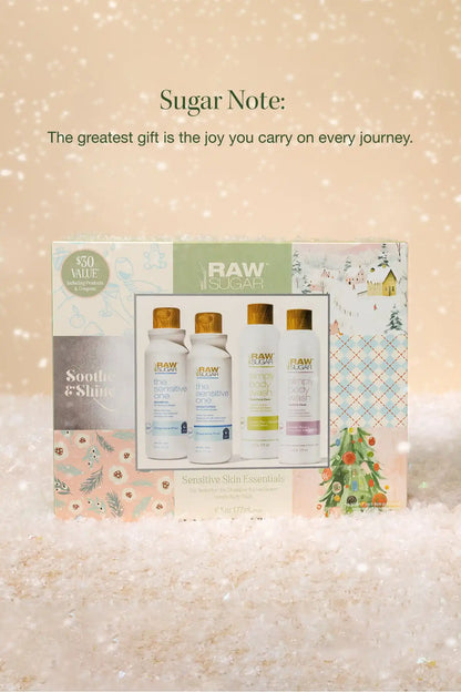 Soothe & Shine Sensitive Skin Essentials Kit | 4 Piece Set
