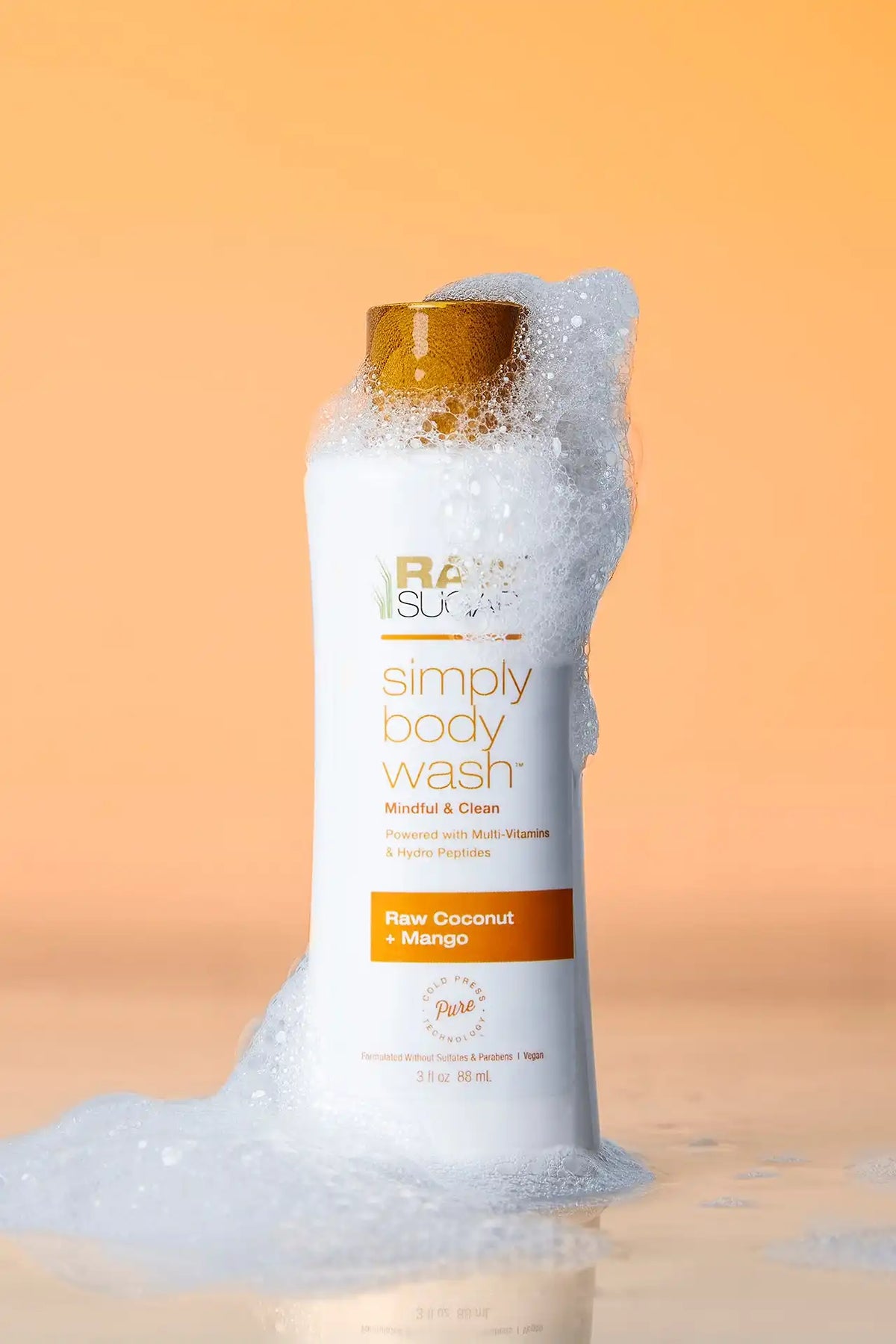 Simply Body Wash | Raw Coconut + Mango | 3 fl oz
