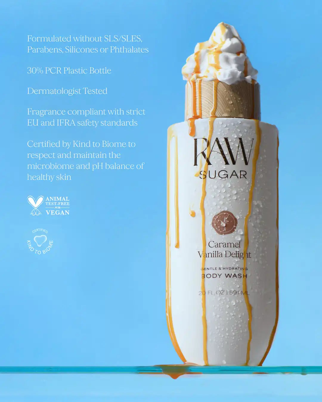 Caramel Vanilla Delight Body Wash | Caramel + Vanilla | 20 fl oz