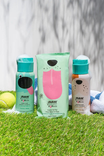 Fur Kids Sensitive Coat Shampoo + Conditioner | Aloe + Oatmeal | 16 oz