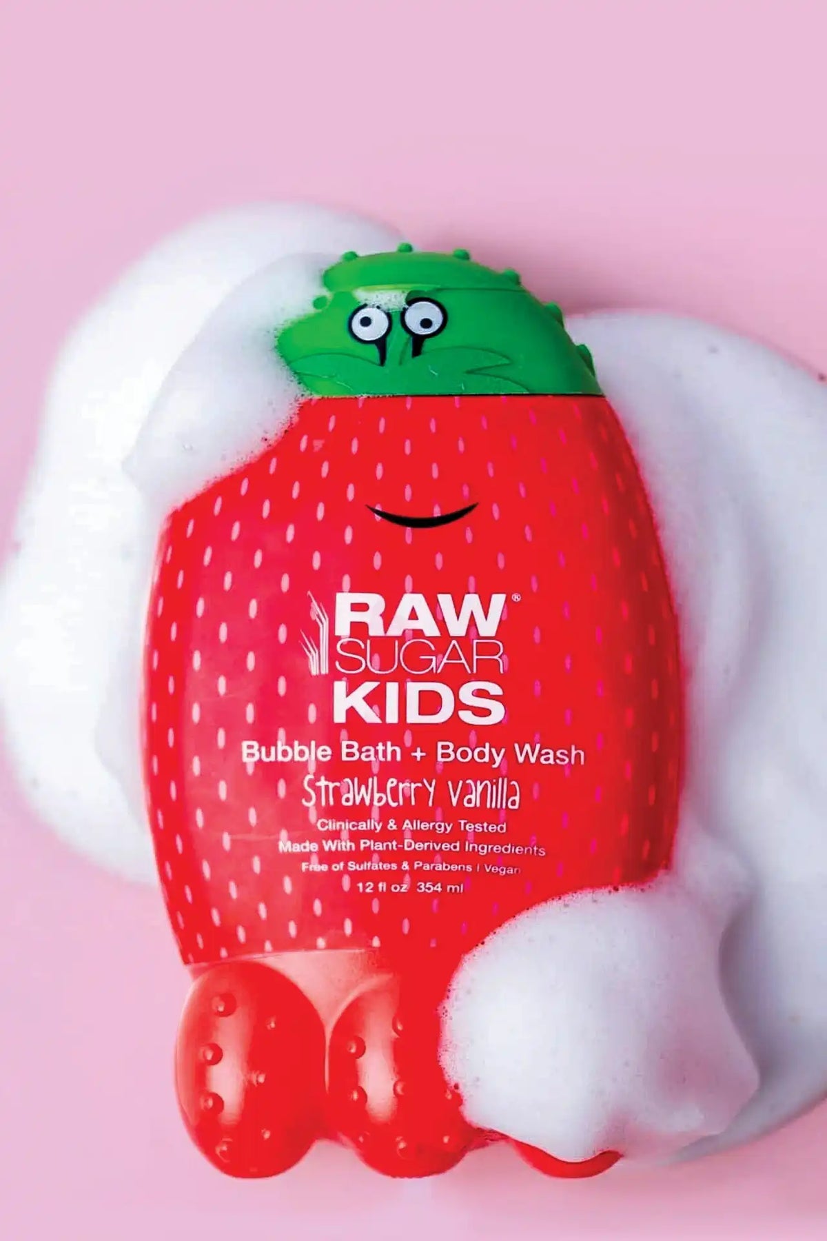 Kids' 2-in-1 Bubble Bath + Body Wash | Strawberry Vanilla | 12 fl oz