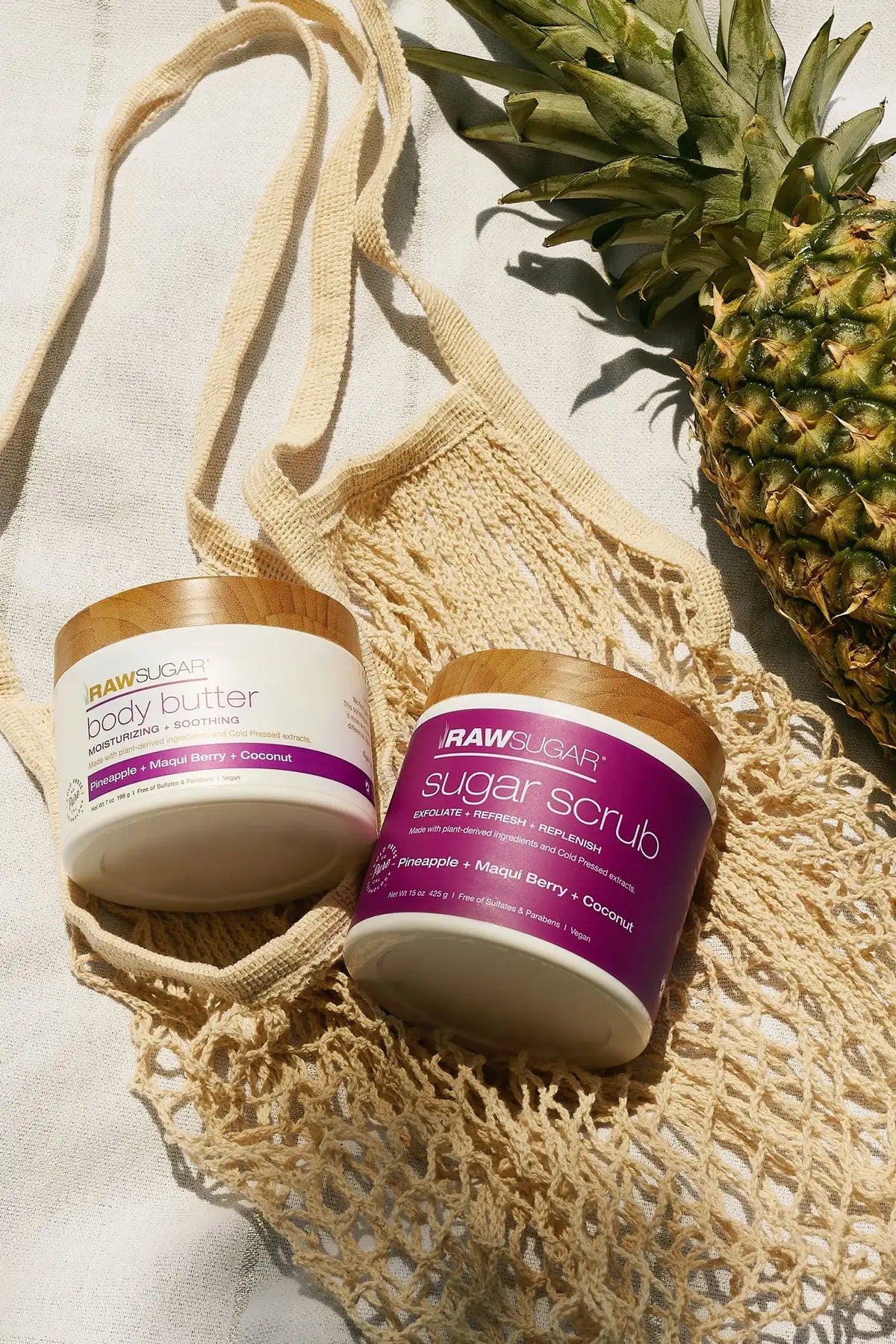 Sugar Scrub | Pineapple + Maqui Berry + Coconut | 15 oz