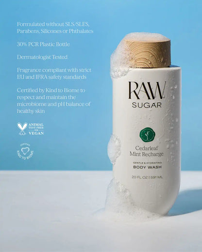 Cedarleaf Mint Recharge Body Wash | Cedarleaf + Mint | 20 fl oz